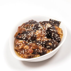 Chili eggplant salad