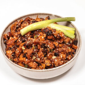 Silan-chili sweet potato salad